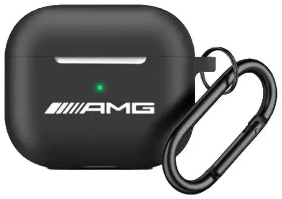 AMG AMAP2RBK AirPods Pro 2 cover czarny|black Silicone White Logo
