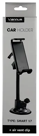 Car Holder VENNUS - SMART 17 |air vent and windshield mount|