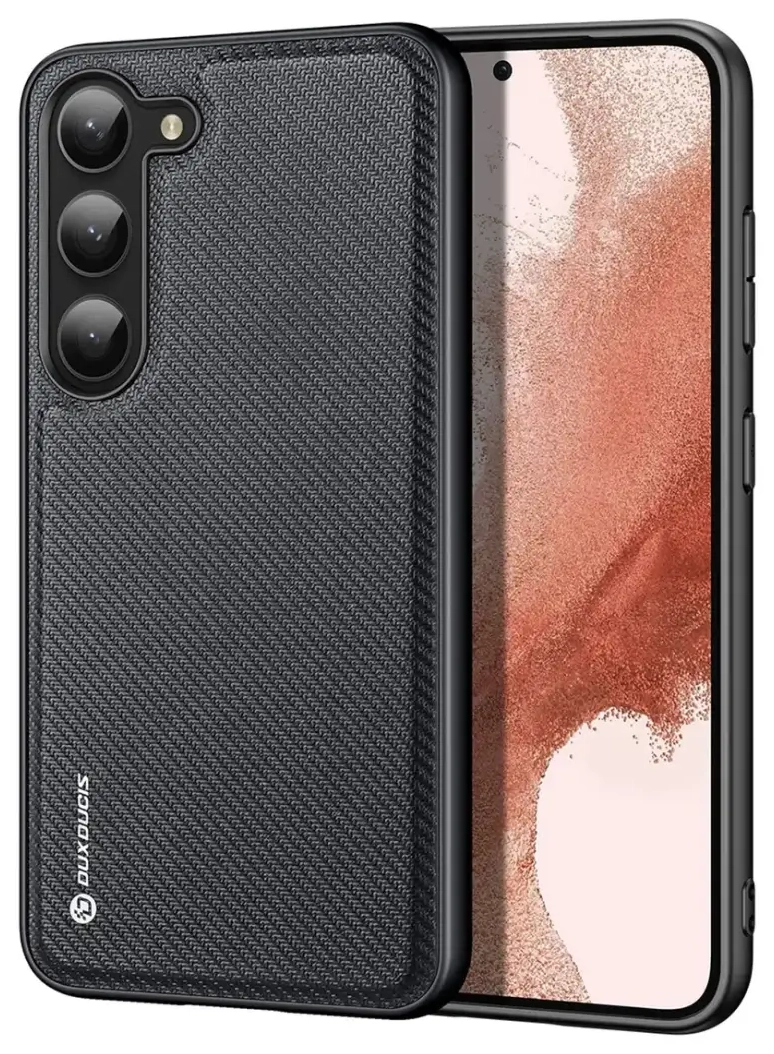 Dux Ducis Fino case Samsung Galaxy S23+ cover with silicone frame black