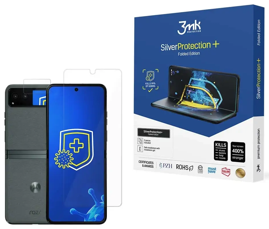 Motorola Razr 40|Razr 2023 - 3mk SilverProtection+ Folded Edition screen protector