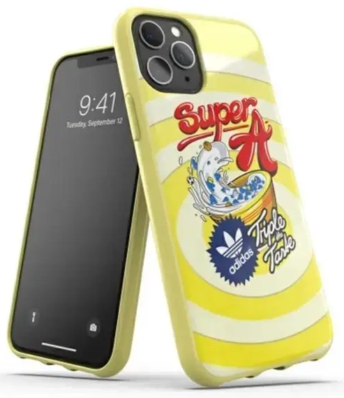 Adidas vormitud ümbris BODEGA iPhone 11 Pro kollane 36343