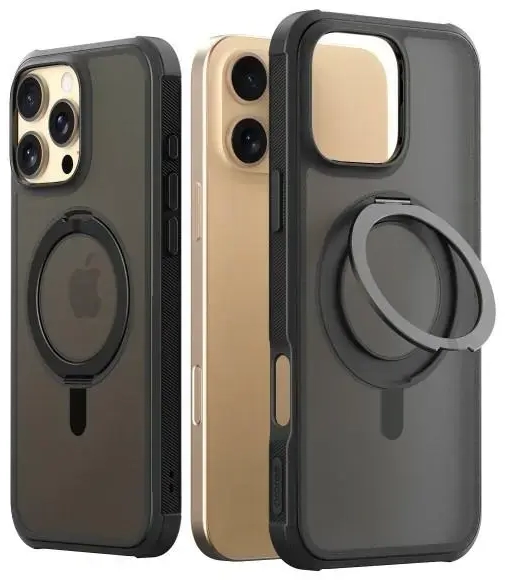 Araree etui Duple M Stand iPhone 16 Pro   6.3" czarny|black AR20-02113A