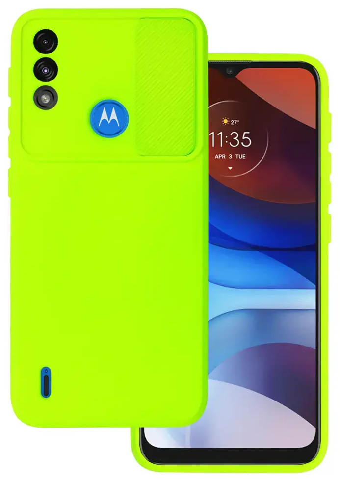 Camshield Soft for Motorola Moto E7 Power/E7i Power Lime