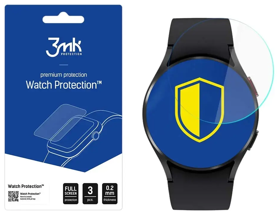 Samsung Galaxy Watch 4 44mm - 3mk Watch Protection™ v. FlexibleGlass Lite screen protector