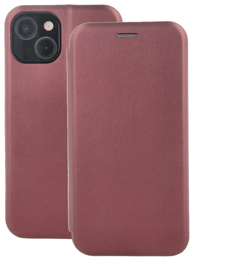 Smart Diva knyginio tipo telefono dėklas iPhone 17 Pro raudonas