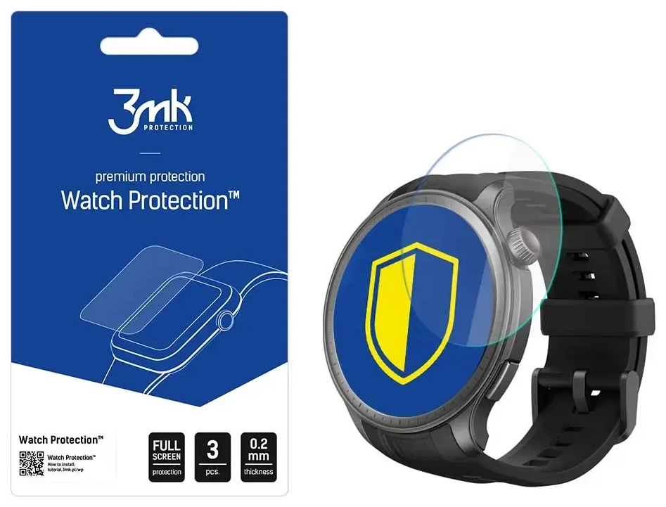 Amazfit Balance - 3mk Watch Protection™ v. FlexibleGlass Lite screen protector
