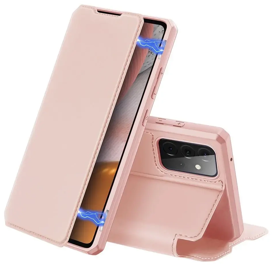 DUX DUCIS Skin X Bookcase type case for Samsung Galaxy A72 4G pink