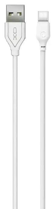 XO NB103 datu pārraides un uzlādes vads | USB-A uz USB-C | 10.5W | 2m | balts