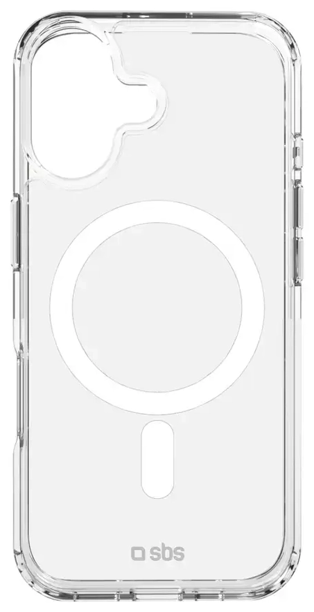 SBS Extreme Mag with D3O Technology maciņš ar MagSafe atbalstu telefonam Apple iPhone 17 caurspīdīgs