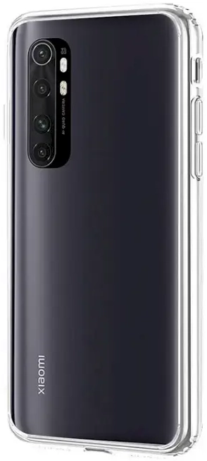 Fusion Ultra Back Case 1 mm Izturīgs Silikona Aizsargapvalks Priekš Xiaomi Mi 10 Lite Caurspīdīgs