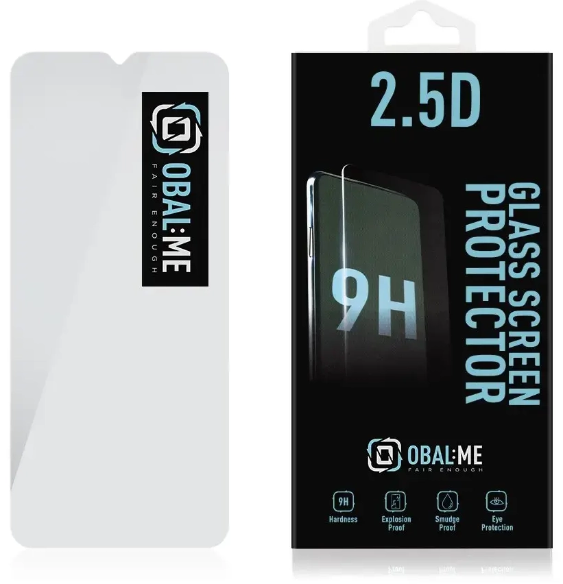OBAL:ME 2.5D Glass Screen Protector for Samsung Galaxy  M12|A32 5G|A12|A02s Clear