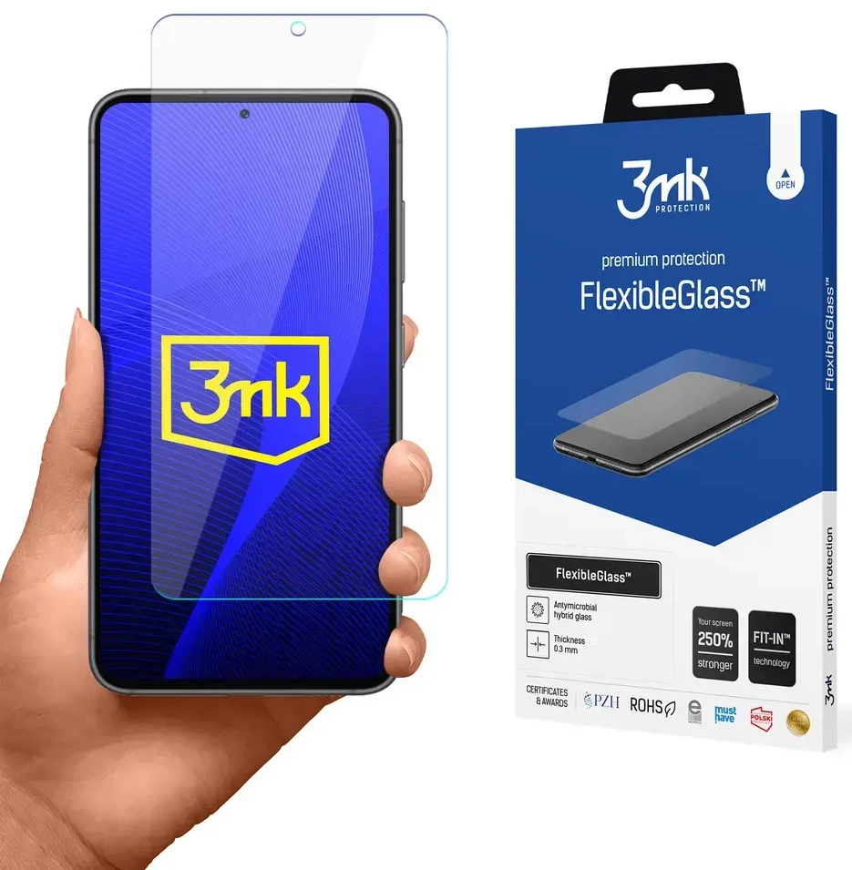 3mk FlexibleGlass aizsargplēve telefona ekrānam Samsung Galaxy S23+ (S916)