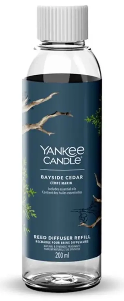 Yankee Candle Bayside Cedar Signature kvapų difuzoriaus papildymas 200 ml