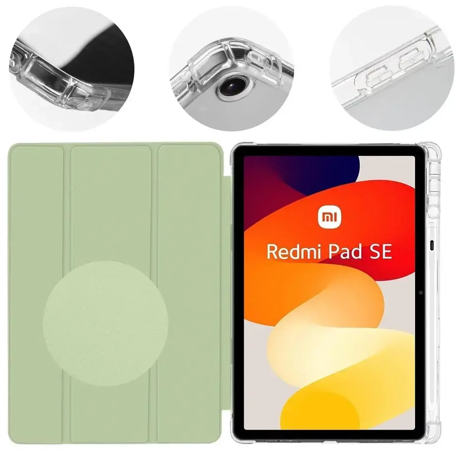 OBAL:ME MistyTab Case for Xiaomi Redmi Pad SE Light Green