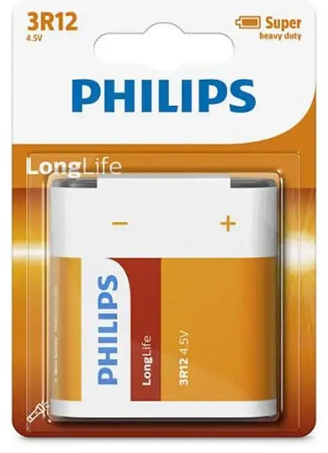 Battery PHILIPS 3R12 4.5V LONGLIFE