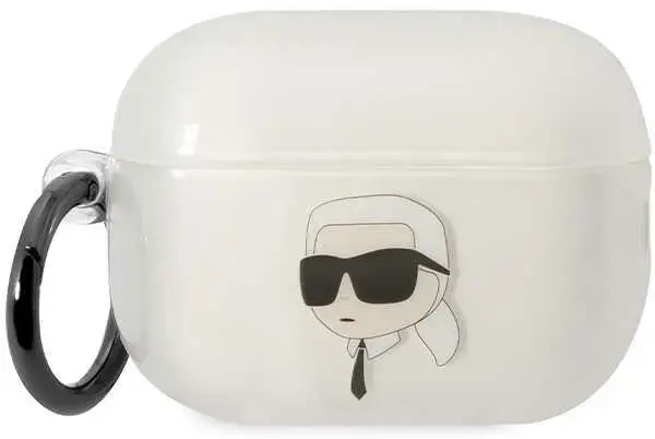 Karl Lagerfeld KLAP2HNIKTCT Airpods Pro 2 (2022|2023) cover transparent  Ikonik Karl Lagerfeld