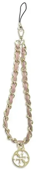 Guess Phone Strap Chain Charms Gold
