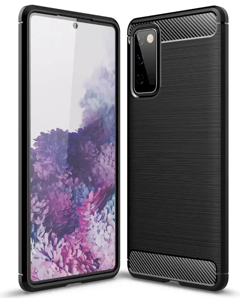 Fusion trust silikona aizsargapvalks Oppo A92 | A72 | A52 melns