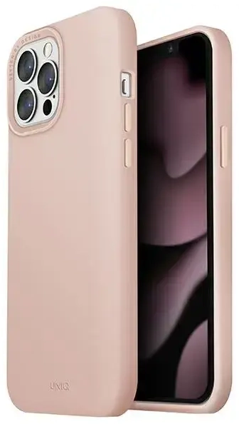 UNIQ etui Lino Hue iPhone 13 Pro | 13 6,1" różowy|blush pink MagSafe