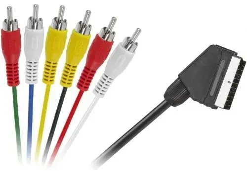 Blackmoon KPO2711 SCART|6RCA cable