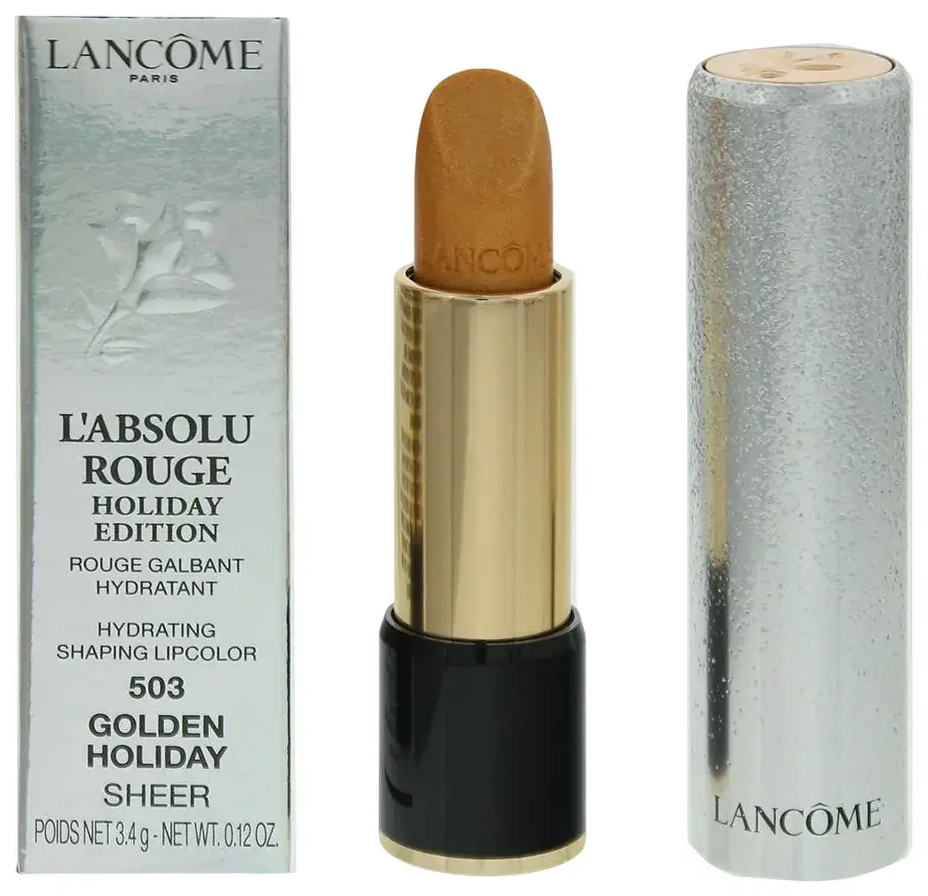 Lancome, L'Absolu Rouge, Sheer, Cream Lipstick, 503, Golden Holiday, 28 g