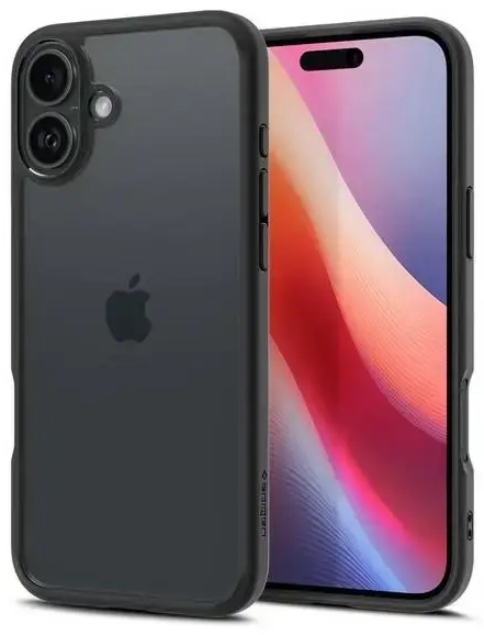 Spigen Ultra Hybrid iPhone 16 matte black|czarny ACS08201