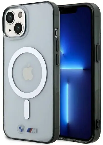 Etui BMW BMHMP14MHCRS iPhone 14 Plus 6.7" transparent hardcase Silver Ring MagSafe