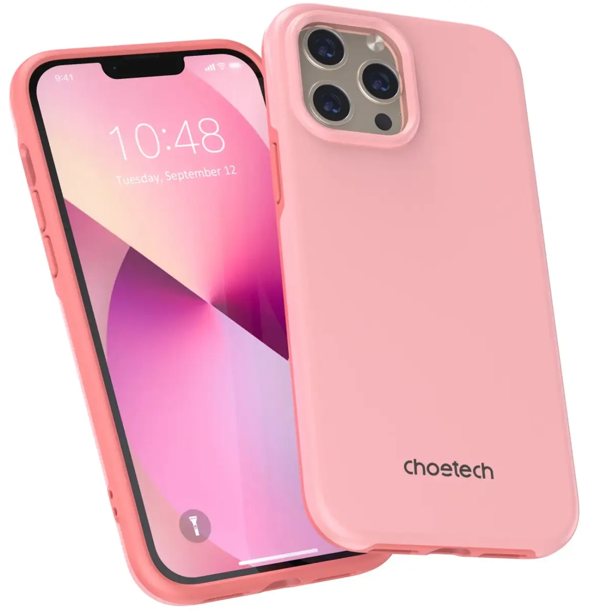 Choetech MFM Anti-drop case Made For MagSafe for iPhone 13 Pro Max pink (PC0114-MFM-PK)