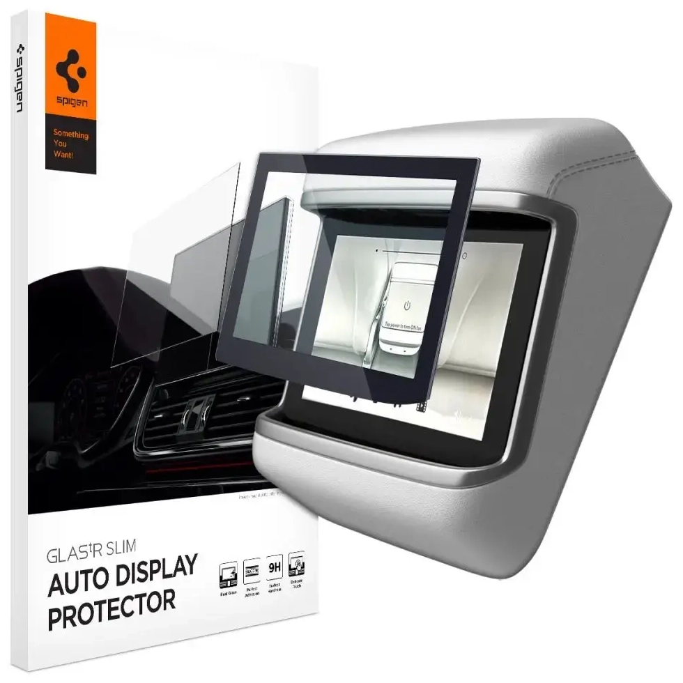 GRŪDINTAS STIKLAS Spigen GLAS.TR SLIM TESLA MODEL X 2022 | MODEL S 2021 BLACK