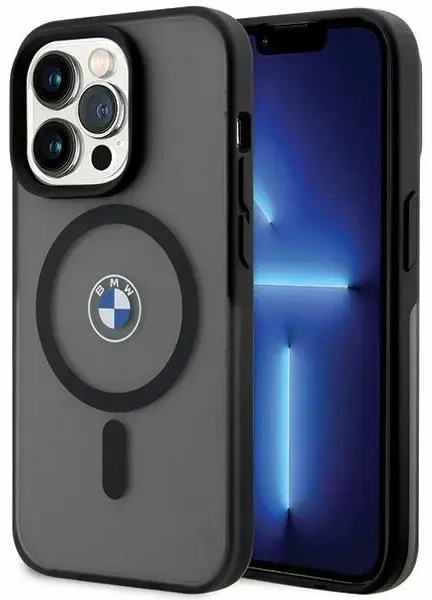 Etui BMW BMHMP14LDSLK iPhone 14 Pro 6.1" czarny|black hardcase Signature MagSafe