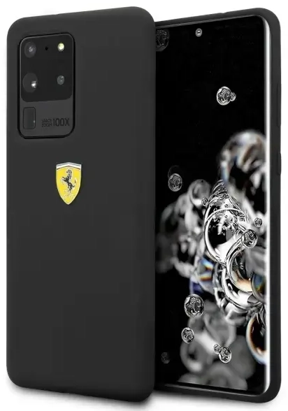 Ferrari Hardcase FESSIHCS69BK S20 Ultra G988 czarny|black Silicone