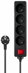 Ilgintuvas Savio su jungikliu LZ-14 3m Black