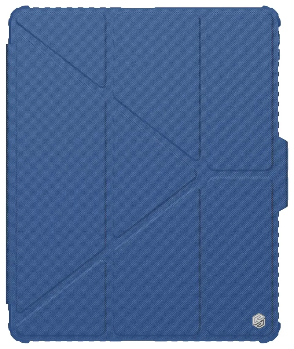 Nillkin Bumper PRO Protective Stand Case Multi-angle for iPad Pro 12.9 2020|2021|2022| Air 13 2024|2025 Sapphire Blue