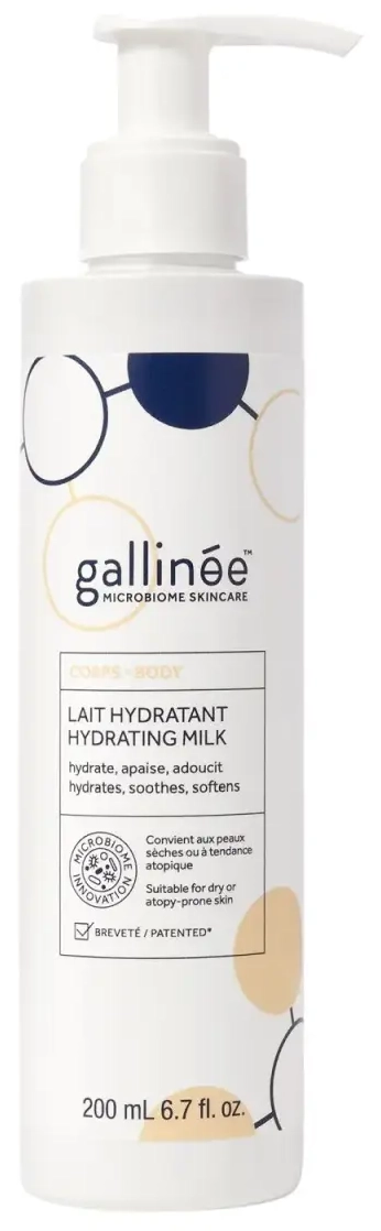 Gallinee, Body Care, Prebiotics & Probiotics & Postbiotics, Hydrating, Body Milk, Daily, 200 ml *Tester