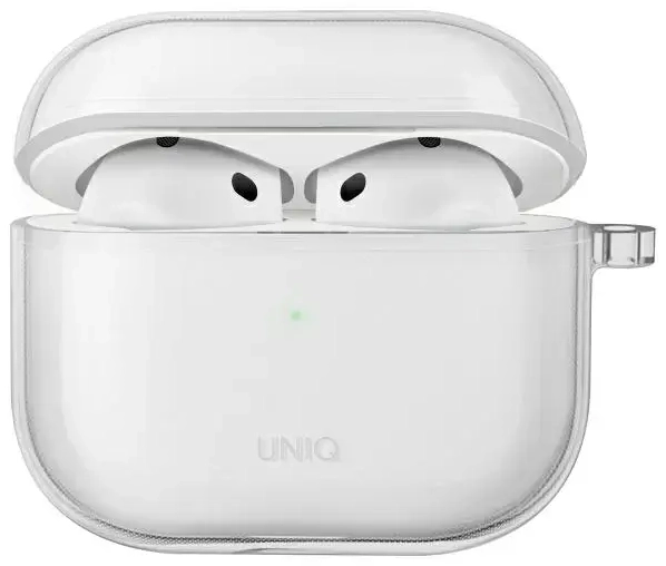 UNIQ case Glase AirPods 4 glossy clear