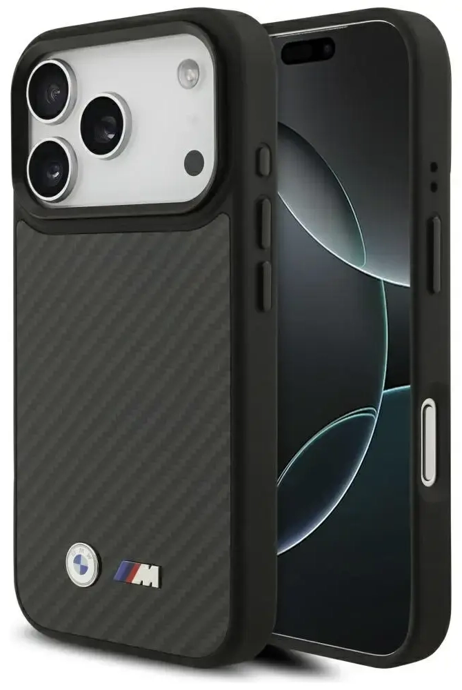 BMW M Kevlar Matt MagSafe Case for iPhone 17 Pro Black