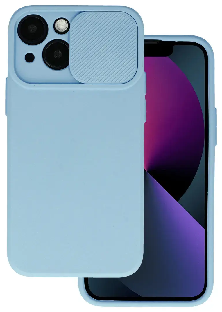 Camshield Soft maciņš telefonam iPhone 11 zils (ar kameras aizsargu)