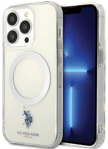 US Polo USHMP15XUCIT iPhone 15 Pro Max  6.7" transparent MagSafe Collection