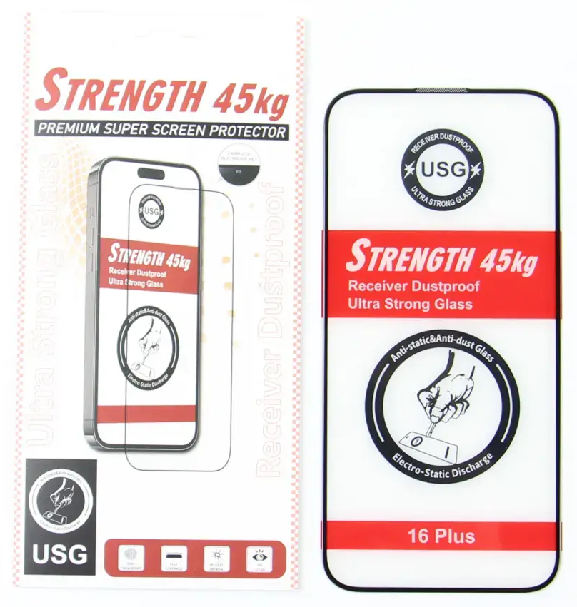 Ultra Strong 25KG grūdintas apsauginis stiklas telefonui Galaxy S25+ (suderinama su pirštų atspaudų jutikliu po ekranu)