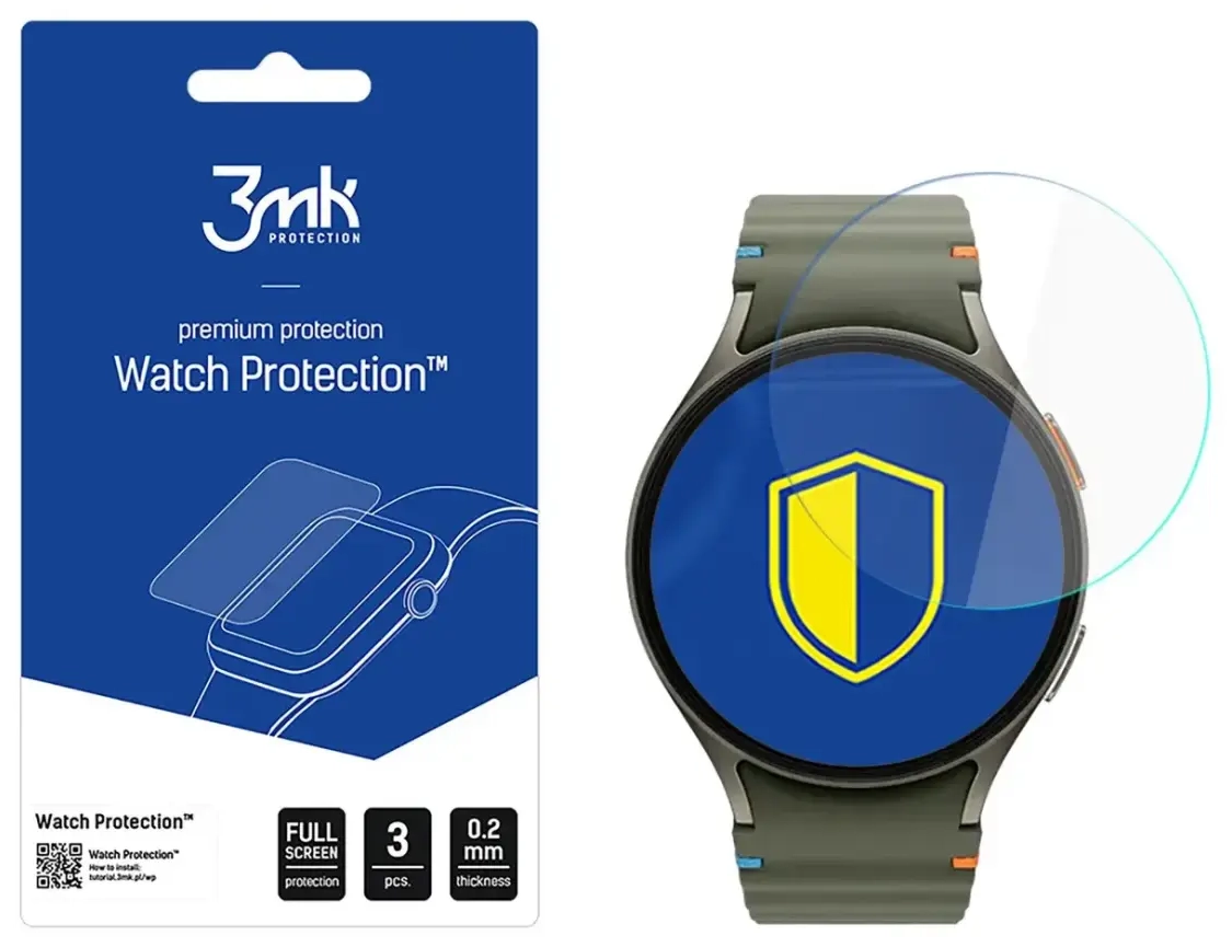 Tempered Glass 3mk Watch Protection FlexibleGlass for Samsung Galaxy Watch 7 (44mm)