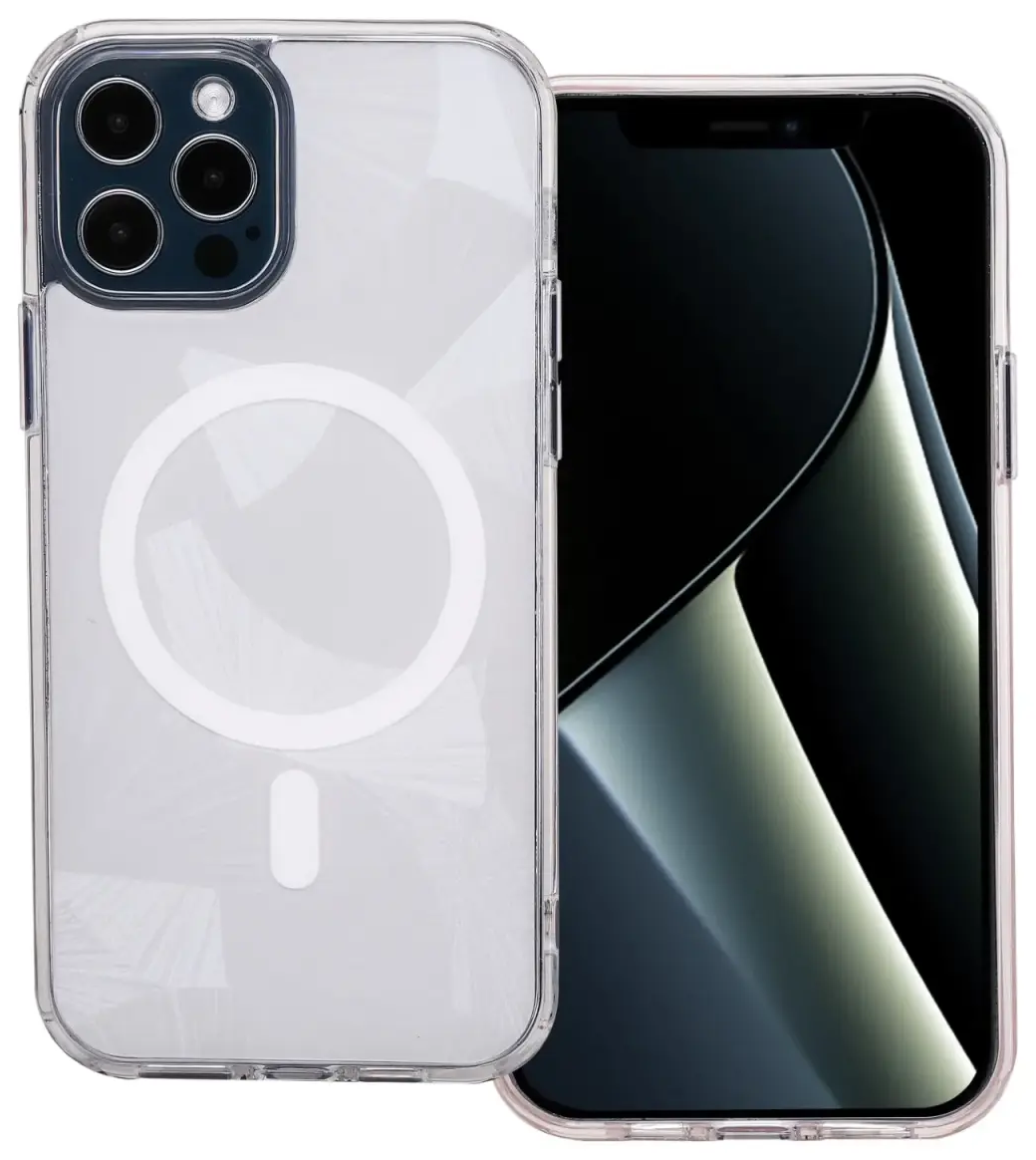 Flash Mag maciņš ar MagSafe atbalstu telefonam iPhone 12 | iPhone 12 Pro pelēks