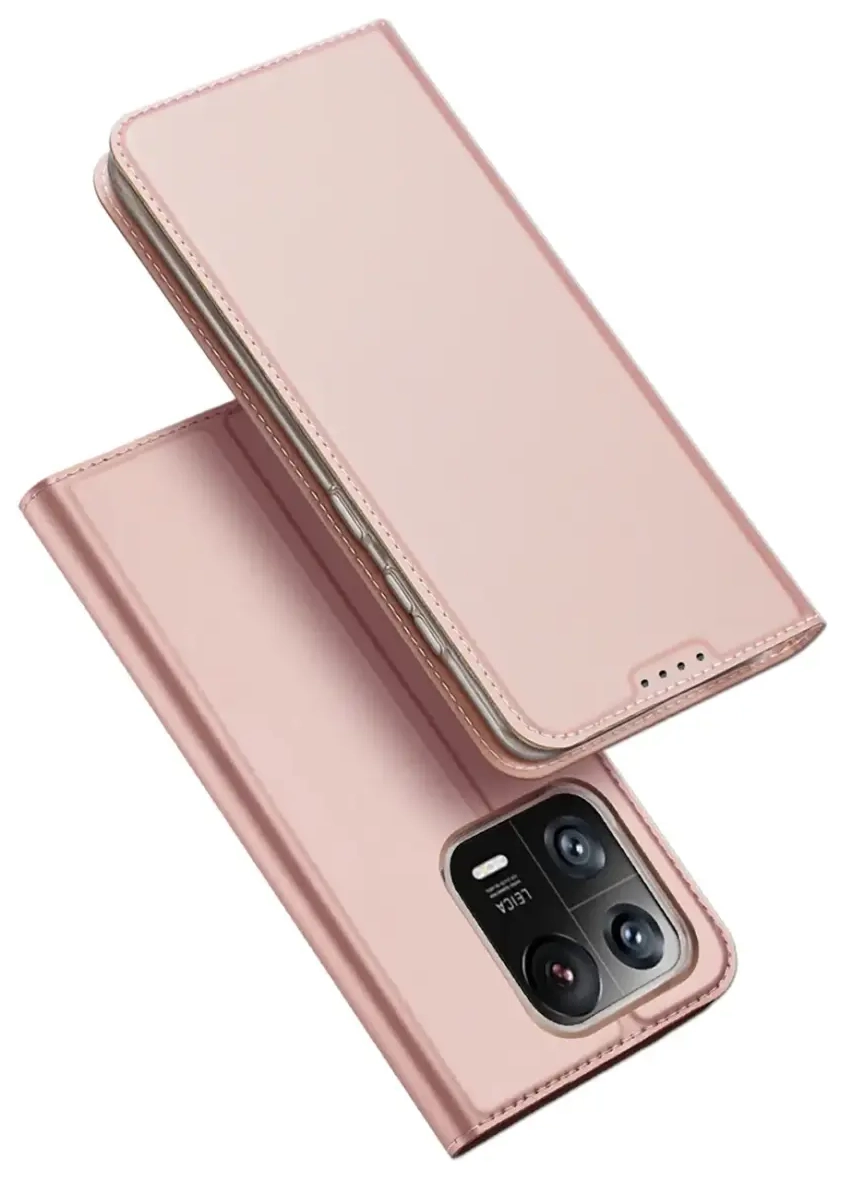 Dux Ducis Skin Pro Case Xiaomi 13 Pro Flip Card Wallet Stand Pink