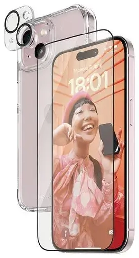 PanzerGlass Bundle 3in1 iPhone 15 6.1" D3O Hardcase + Screen Protector UWF+ Lens 1136+1172+2809