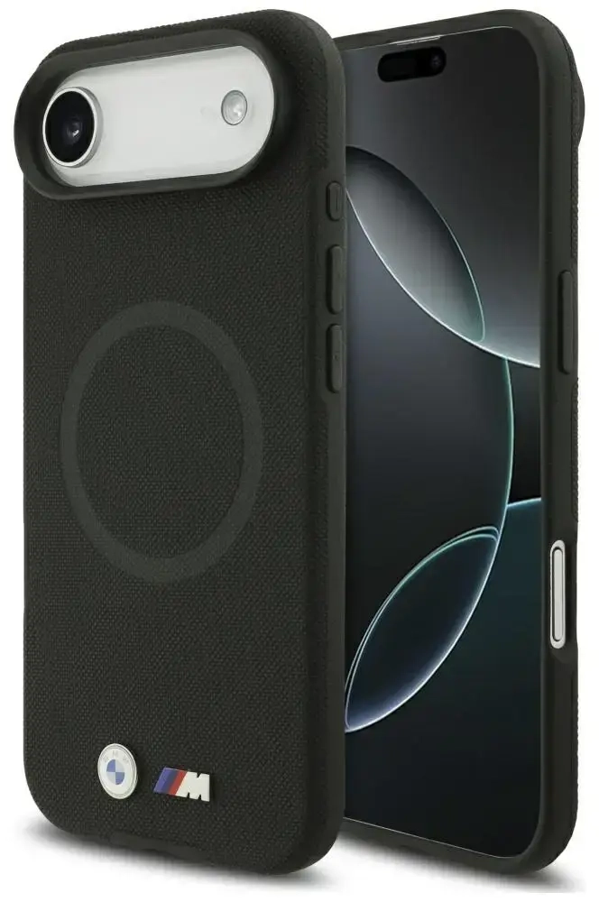 BMW M FW Metal Logo MagSafe Case for iPhone Air Black