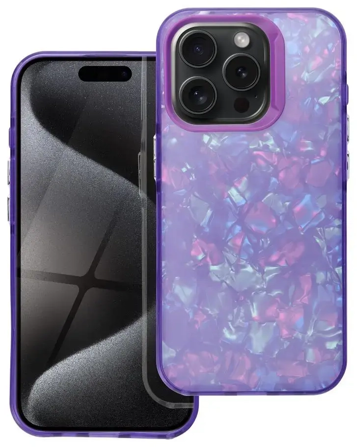 Fusion Tutti Frutti silikona aizsargapvalks Apple iPhone 16 Pro violets