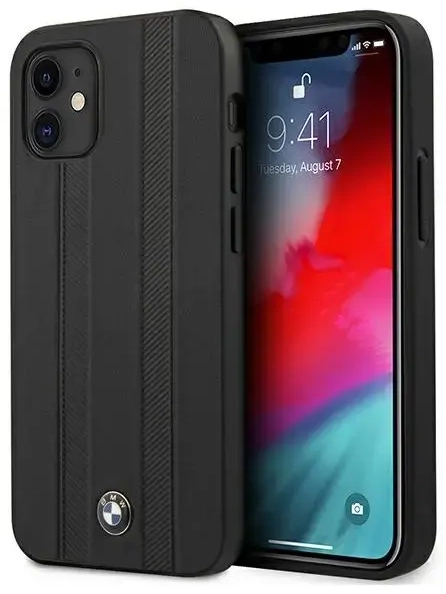 Etui BMW BMHCP12STTBK iPhone 12 mini 5,4" czarny|black hardcase Signature Tire Marks