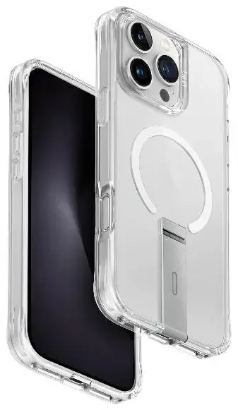 UNIQ etui Eleva with Vertica Stand iPhone 16 Pro Max 6.9" przeźroczysty|lucent clear