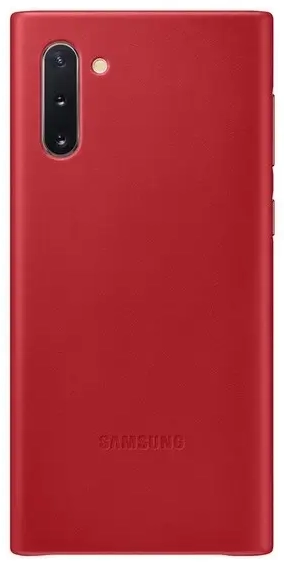 Etui Samsung EF-VN970LR Note 10 N970 czerwony|red Leather Cover