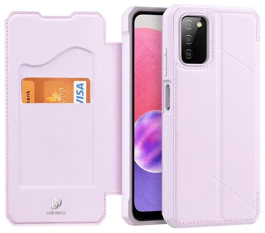 DUX DUCIS Skin X Bookcase type case for Samsung Galaxy A03s pink