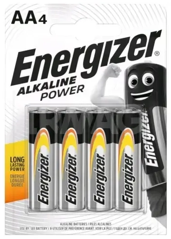 Energizer LR06-4BB Alkaline Power AA (LR6) BLISTERA IEPAKOJUMĀ 4GB.